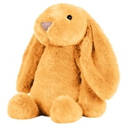 NANIL Easter Bunny Plush Toy-Cute Fluffy Long-Ear Bunny Stuffed Animal,Easter Bunny Stuffed Animal,Easter Decor Spring Easter Ornaments-Perfect Easter Birthaday Hoilday Gifts for Kids（Orange）