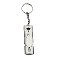 thumbnail image 2 of Silbato de seguridad DYNWAVEMX de doble tubo con llavero para Senderismo Camping Kayak señal gris, 2 of 7