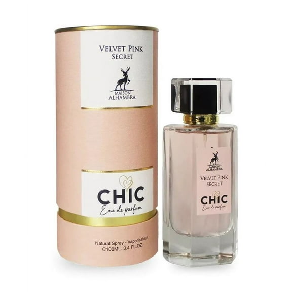 Maison Alhambra Ladies Velvet Pink Secret Chic EDP Spray 3.4 oz Fragrances 6290360590691