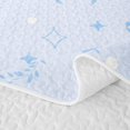 thumbnail image 5 of Erosebridal Blue Princess Bowknot Bed Spread Queen,Girls Cute Coquette Bowtie Theme Queen Coverlet Set For Kids,3-Piece, 5 of 7