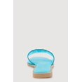 thumbnail image 3 of Women's Metallic Rhinestone Pendant Single Band Open Toe Sandals, 3 of 3