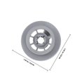 thumbnail image 2 of BESTYASH 4 Pcs Roues de Remplacement en Plastique Gris pour Lave-Vaisselle à Support Inférieur pour Lave-Vaisselle Domestique, 2 of 6
