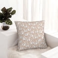 thumbnail image 5 of Wukai White Goose Premium Polyester Fleece Pillow Covers with Hidden Zipper Closure,Luxuriously Soft and Durable-18"x18", 5 of 7