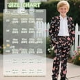 thumbnail image 7 of Xoenoiee Heart Love Print Boys' Formal Suit 2 Piece Set Blazer Set Toddler Tuxedos for Wedding, Valentine's Day Suits for Teens Boy Dress School Clothes, Size 5-6 Years, 7 of 7