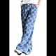 thumbnail image 3 of Pantalones Vaqueros Holgados de Pierna y Cintura Alta con Estampado de Tablero de Ajedrez para Mujer. Azul N°14, 3 of 8