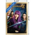 thumbnail image 3 of Disney Descendants 2 - One Sheet Wall Poster, 14.725" x 22.375", Framed, 3 of 3