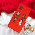 thumbnail image 1 of Christmas Reindeer Santa Claus Key Chain Case For iPhone 15 Pro Max 15 Pro For iPhone 15 Plus Hat Tree Snowman Tpu Cover, 1 of 5