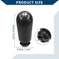 thumbnail image 5 of Unique Bargains Gear Shift Knob 5 Speed Manual Stick Shifter Knob for Renault Clio III 2005-2009 Plastic, Silver Tone, 5 of 7