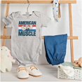thumbnail image 3 of Popeye The Sailor American Muscle Bodysuit Jumper Boys Infant Baby Brisco Brands 12M, 3 of 6