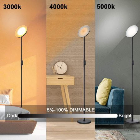 Joofo Floor Lamp 30w 2400lm Sky Led, Bright Floor Lamp