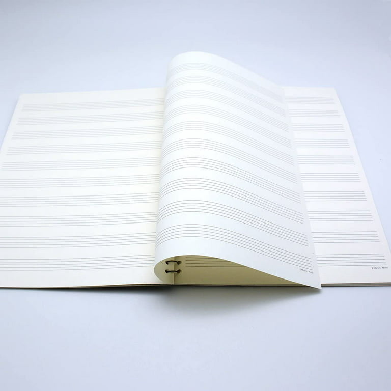 Blank Sheet Music Composition Manuscript Staff Paper Art Music Notebook 50  Pages 26x19cm 
