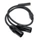 thumbnail image 1 of Cable de División de 1/4/4in A XLR, Cobre Puro 6.35 mm A XLR 3P Cable Masculino Para Computadoras Portátiles para Micrófonos, 1 of 7
