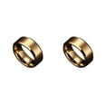thumbnail image 3 of Qarigey Anillos para parejas Unisex de acero inoxidable, joyería sencilla para novia, portátil, esposa, marido, regalos, accesorios, tamaño Tamaño 6 2piezas, 3 of 6