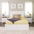 thumbnail image 5 of Pemberly Row Traditional Wood Queen Flat Panel Headboard in White, 5 of 6