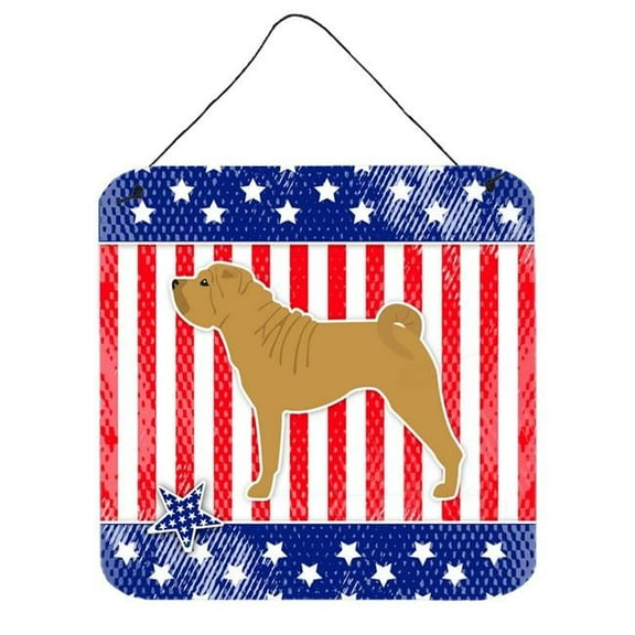 USA Patriotic Shar Pei Wall or Door Hanging Prints