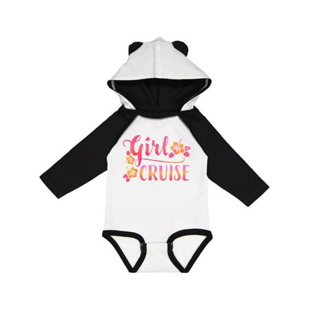 

Inktastic Girl Cruise with flowers Gift Baby Girl Long Sleeve Bodysuit