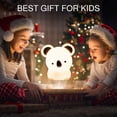 thumbnail image 5 of SZTXJ Koala Night Light for Nursery, Koala Lamp for Nursery, Cute Koala Gift for Girl, Portable Silicone Night Light for Baby, Nursery Lamp, USB Night, 5 of 5