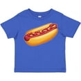 thumbnail image 3 of Inktastic Hot Dog Illustration with Mustard Onions and Ketchup Boys or Girls Toddler T-Shirt, 3 of 5