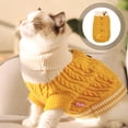 thumbnail image 4 of KAKOWELY 1 suéter de invierno para mascotas, cuello alto, disfraz para perros pequeños, ropa para cachorros, 4 of 5