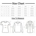 thumbnail image 3 of Women Blouses Cute Print Button down Shirt Women's Tops Juniors Long Sleeve Shirts Long Sleeve Workout Dress Workout Tops Women V Neck Running Shirts Pack Womens Casual Loose Tee Wick T Coffee S, 3 of 5