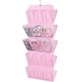 thumbnail image 1 of Organizador colgante para zapatos MISSLO, 30 bolsillos grandes, color rosa, 1 of 7
