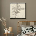 thumbnail image 4 of HFDF Canvas Prt Wall Art Vtage Antique Pencil Sketch Tree Branches Drawg Monochrome Nature Wilderness Illustrations Colorful for Livg Room, Bedroom, Office -Black 24x16inch Framed, 4 of 6