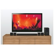 iLive IHTB142B Wireless 5.1 Channel Surround Sound 80 Watt Continuous Power Subwoofer, Black