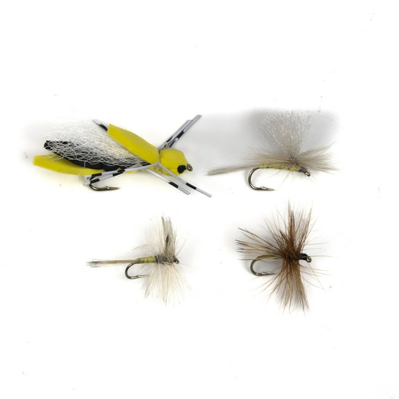 Cortland Fairplay Yellow Sally Assortment 4 Pack Fly Fishing Flies
