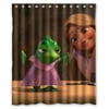 DEYOU Funny Princess Frog Scene From An Animation Movie Shower Curtain Polyester Fabric Bathroom Shower Curtain Size 66x72 inches