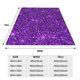 thumbnail image 3 of Balery Purple Glitter Manta de Felpa Suave y Acogedora – Cobija de Franela Aterciopelada para Cama, Lavable y Cálida para Sofá, Mascotas, Transpirable-50"x40", 3 of 7