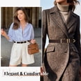 thumbnail image 5 of JASGOOD 2 Pack Suede Belts for Women Fashion Ladies Casual Waist Belt with Gold Buckle, 5 of 9