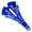 Color:Blue, variant on Hollow Saddle Seat Road Mountain Bike Breathable Spider Web Seat Cushion Bike Saddle Replacement Bicycle Seat for Unisex