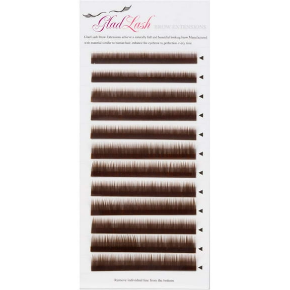 Dark Brown Eyebrow Extensions