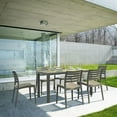 thumbnail image 4 of Compamia Ares 55" Resin Patio Dining Table in Taupe, 4 of 4