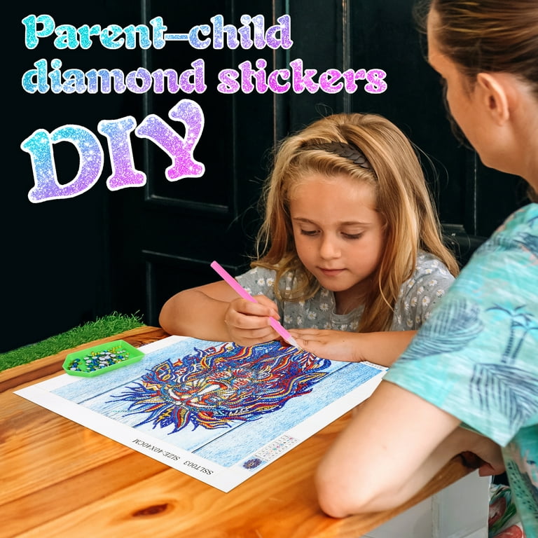 Girls Toys for 4 6 7 Year Olds Girls 5D Diamond Painting Kits for Kids Toys  for Girls 4-6 Gifts for 4 5 6 7 8 Year Old Girl Gifts Ideas Kids Stickers
