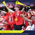 thumbnail image 3 of Collapsible Stadium Horn 24 Inch Vuvuzela Plastic Trumpet Horn Blow Horn Noisemakers Loud Sound Soccer Horn Cheer Horn for Sporting Events Graduation Games School Party Supplies Favors Accessories, 3 of 4