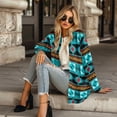 thumbnail image 4 of SCRAWLGOD Aztec Ethnic Cardigan Jacket for Women Lightweight Graphic Sweatshirts Size 2XL Long-Sleeve Women Long Cardigan with Pockets Stretchable Casual Cardigans for Travel, 4 of 7