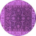 thumbnail image 1 of Ahgly Company Indoor Round Oriental Pink Industrial Area Rugs, 6' Round, 1 of 4