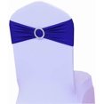 thumbnail image 1 of 10Pcs Royal Blue Chair Sashes Bows Decorative Elegant Wedding Chair Sashes Spandex Party Chairs, 1 of 5