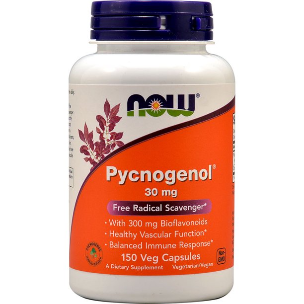 Now Foods Pycnogenol 30 Mg 150 Veg Capsules