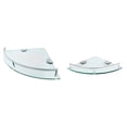 thumbnail image 4 of Toystoory CornerShelf Glass Rail SUS304 Stainless Steel Bathroom Shelf Reinforced Fence Resistance Shower Rust Triangular Juegos de accesorios de baño, 4 of 6
