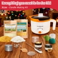 thumbnail image 3 of Kit para hacer velas Ksedcon Complete con cera de soja 907 g y cera de abejas 907 g, 3 of 6