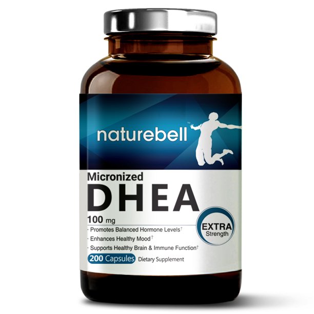 NatureBell Micronized DHEA, 100mg, 180 Capsules, Supports Energy Level