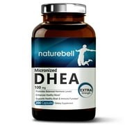 NatureBell Micronized DHEA, 100mg, 180 Capsules, Supports Energy Level, Healthy Metabolism, Libido Function, Non-GMO, Made in USA