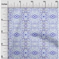 thumbnail image 2 of oneOone Velvet Light Blue Fabric Tribal Sewing Craft Projects Fabric Prints By Yard 58 Inch Wide, 2 of 5