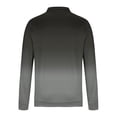 thumbnail image 4 of Miluxas Men's Quarter-Zip Pullover Gradient Color Sweatshirt, Loose Casual Long Sleeve Outdoor Sports Golf Shirts Gray, 4 of 5