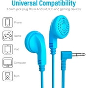 RedSkyPower In-Ear Headphones, Assorted Color, 10 Pack