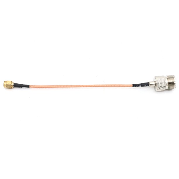 SMA hombre a UHF SO-239 Cable conector femenino Baja pérdida Adaptador SC316 extensión coaxial 15 cm para Moto
