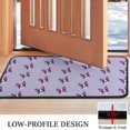 thumbnail image 3 of Purple Boston Terrier Puppy Door Rugs,Washable Non Slip Door Mats Indoor,Decorative Door Mats,Entry Mat Indoor for Entrance,Bedroom,Kitchen,Bathroom,30"x17", 3 of 6
