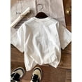 thumbnail image 3 of Brooklyn-Inspired Casual Printed T-Shirt for Women - Crew Neck, Short Sleeve, Polyester, Machine Washable - Perfect for Summer, Round Neck, Casual, 3 of 7